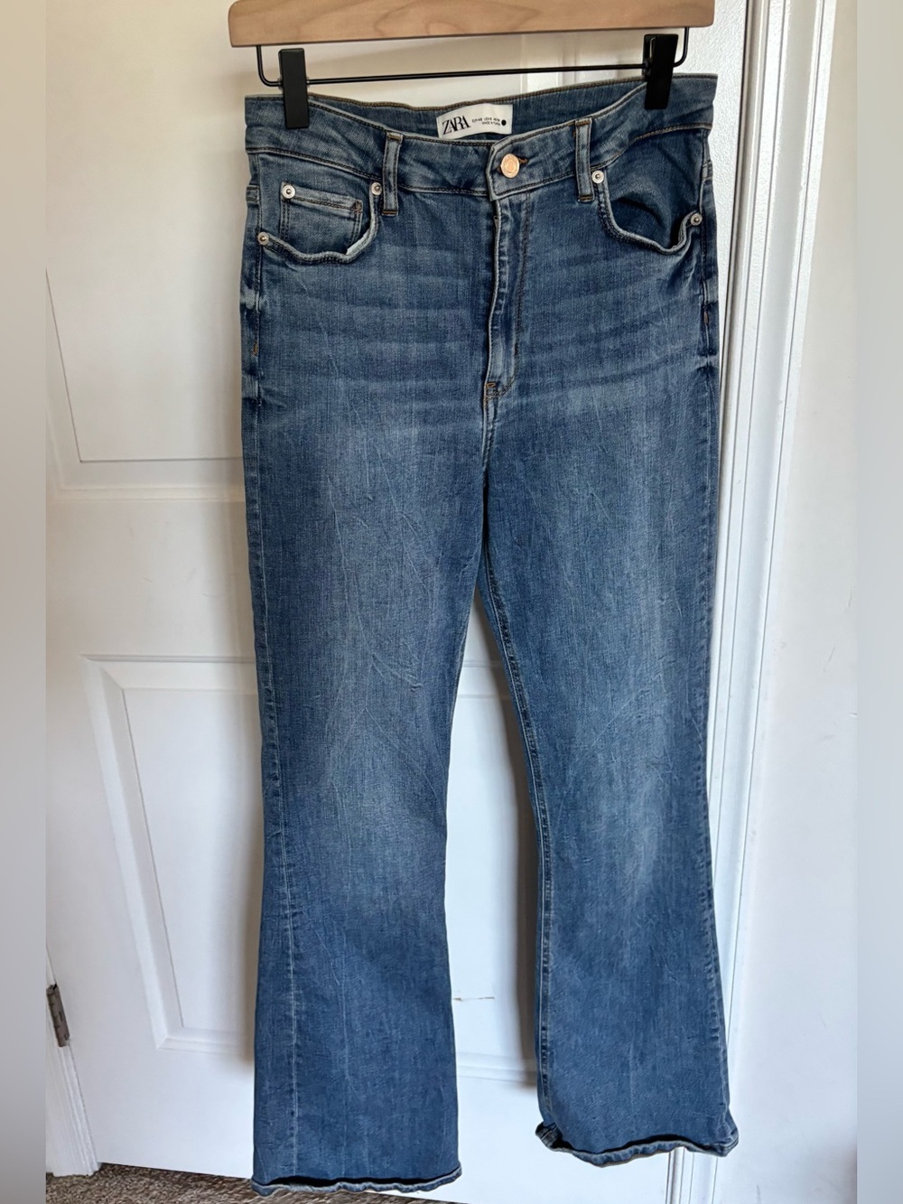 Zara High-Rise Flare Jeans